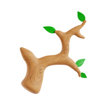 Branch  3D Icon