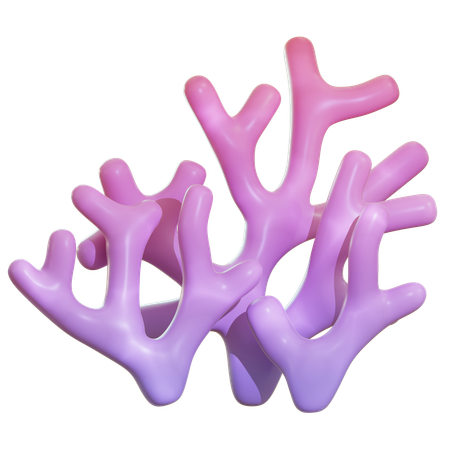 Branching Coral  3D Icon