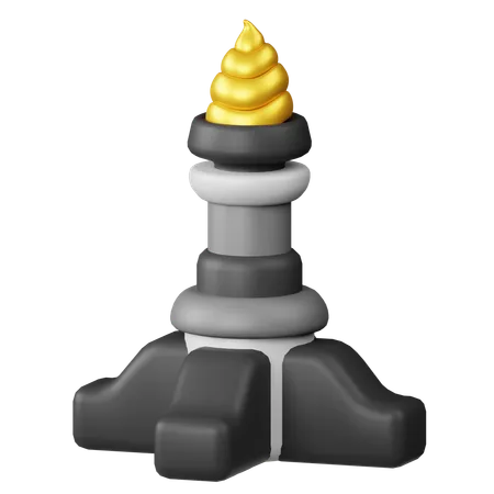 Bravery Monument  3D Icon