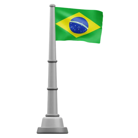 Brazil flag  3D Icon