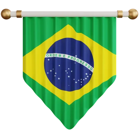 Brazil Flag  3D Icon