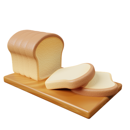 Bread  3D Icon