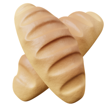 Bread Loaf  3D Icon