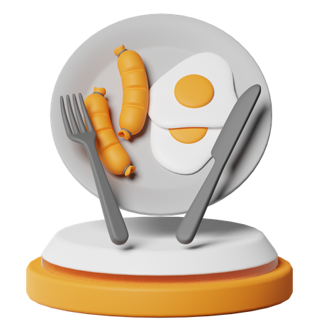 Breakfast  3D Icon