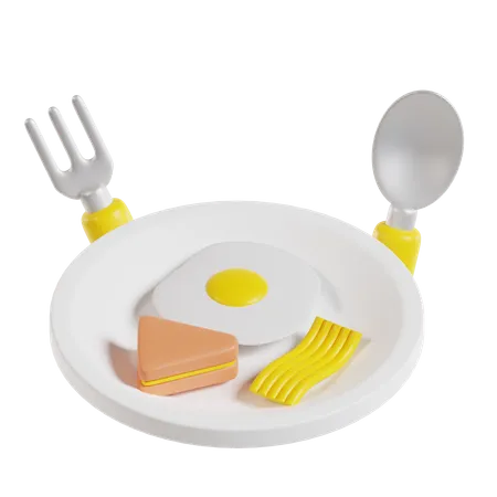 Breakfast  3D Icon