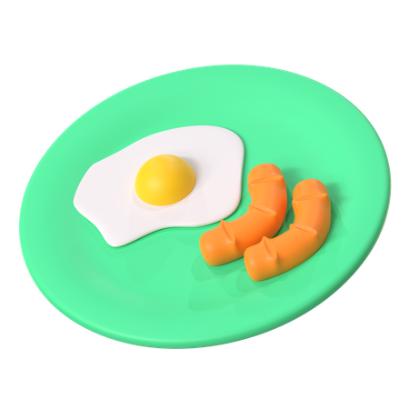 Breakfast  3D Icon