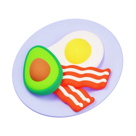 Breakfast  3D Icon