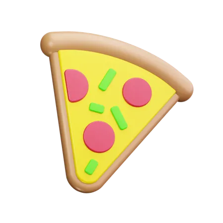 朝食用ピザ  3D Icon