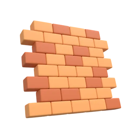 Brick Wall  3D Illustration