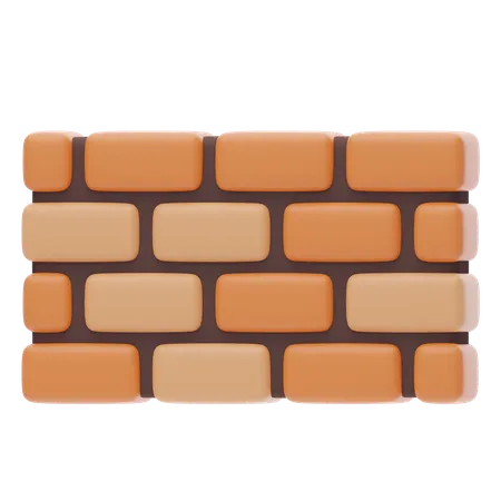 Bricks Wall  3D Icon