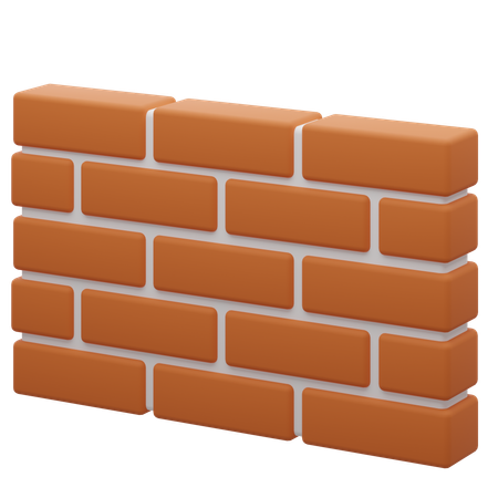 Bricks Wall  3D Icon