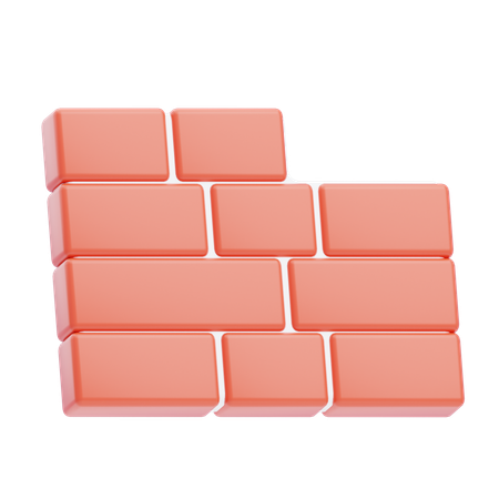 Bricks Wall  3D Icon