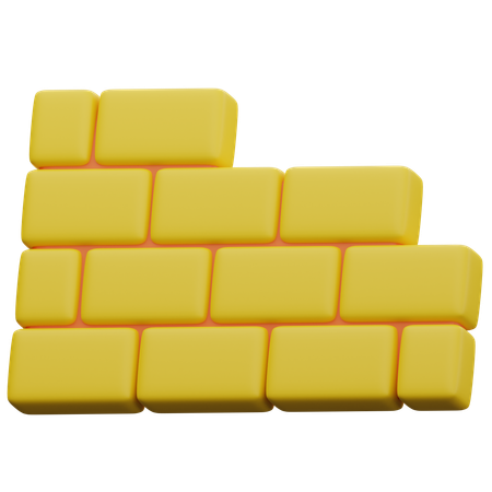 Bricks Wall  3D Icon