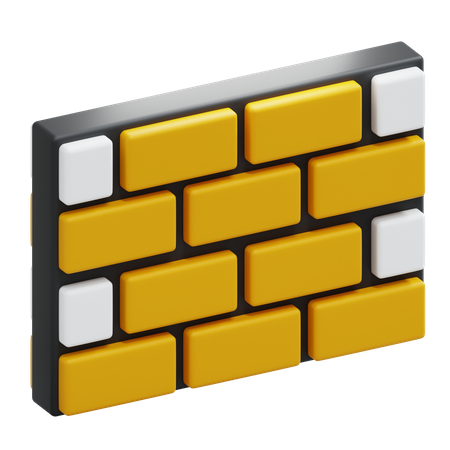 Bricks Wall  3D Icon