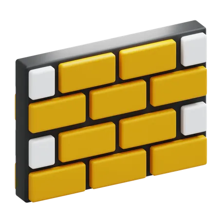 Bricks Wall  3D Icon