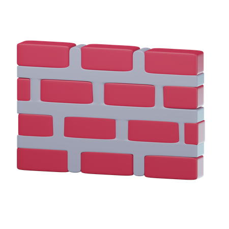 Bricks Wall  3D Icon