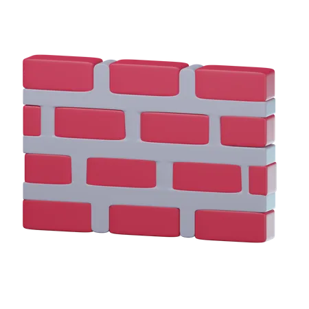 Bricks Wall  3D Icon