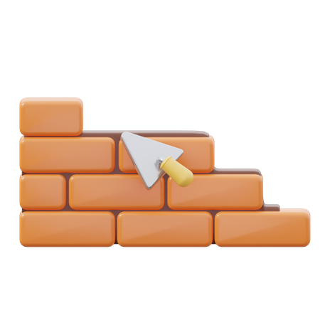 Bricks Wall  3D Icon