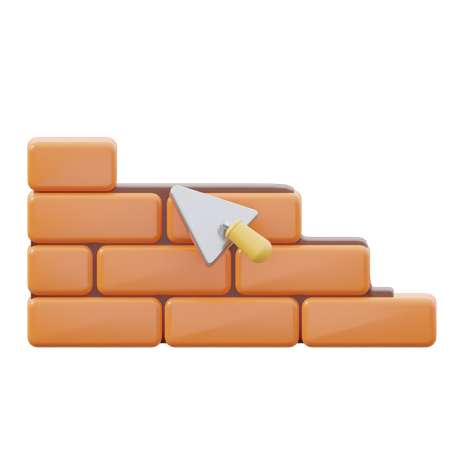 Bricks Wall  3D Icon