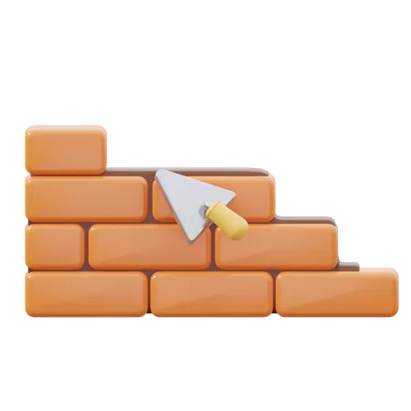 Bricks Wall  3D Icon