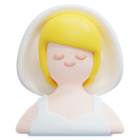 Bride  3D Icon