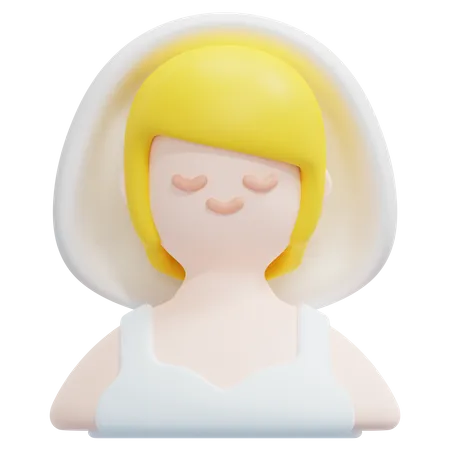 Bride  3D Icon