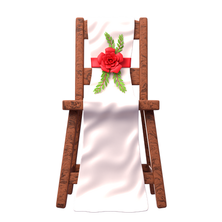 Bride Chair  3D Icon