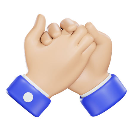 Bro Handshake  3D Icon