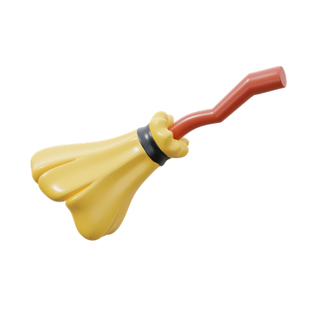 Broom Stick  3D Icon