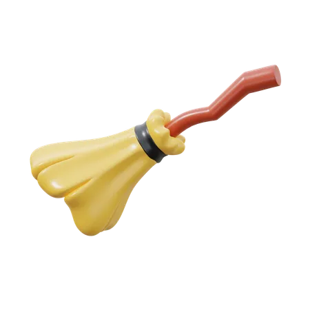 Broom Stick  3D Icon