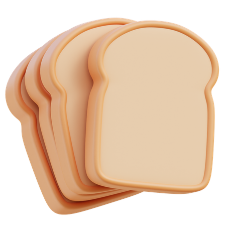 Brot  3D Icon