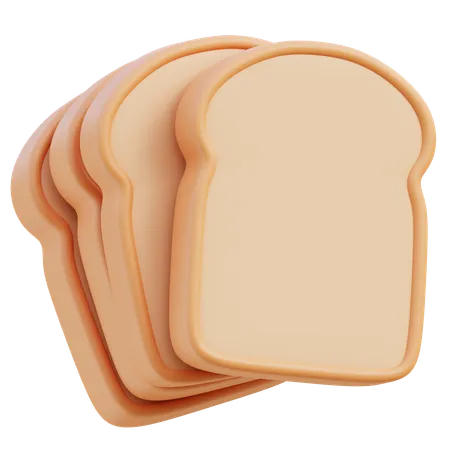 Brot  3D Icon