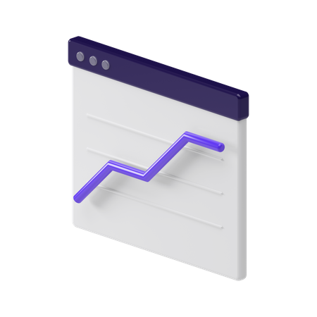 Browser Analytics  3D Illustration