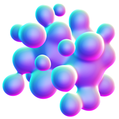 Bubble Abstract Shape  3D Icon