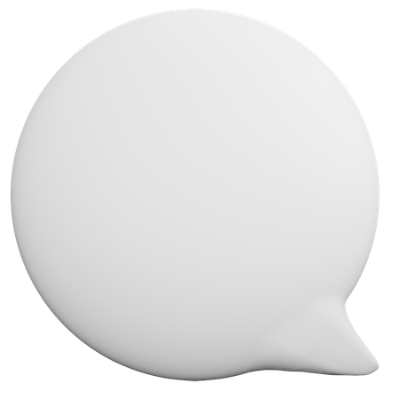 Bubble Chat  3D Icon