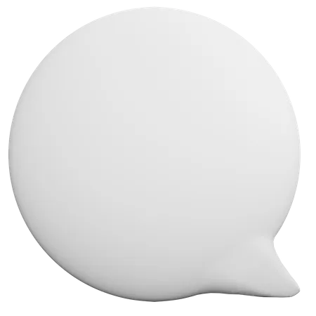 Bubble Chat  3D Icon