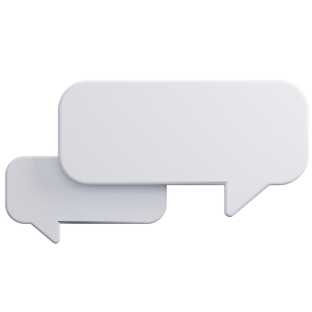 Bubble Chat Discussion  3D Icon