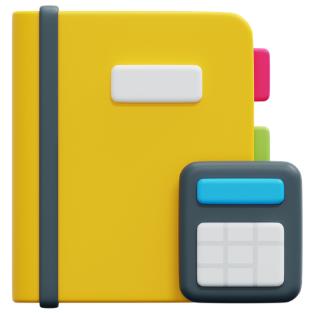 Buchhaltungsbuch  3D Icon