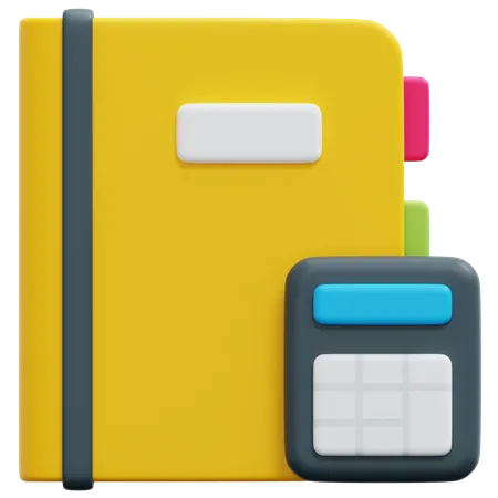 Buchhaltungsbuch  3D Icon