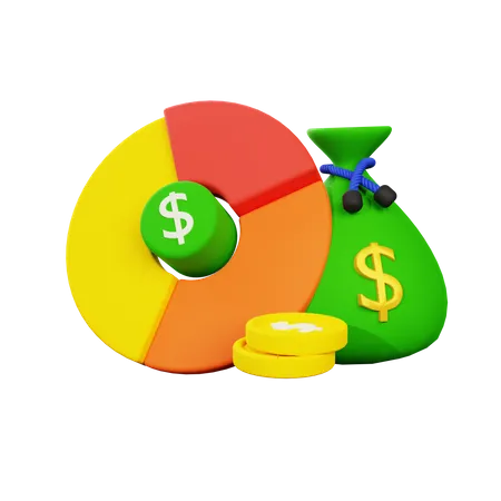 Budget Analysis  3D Icon