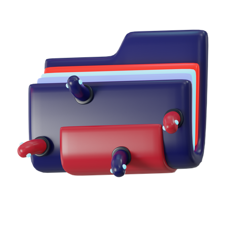 Bug Folder  3D Icon