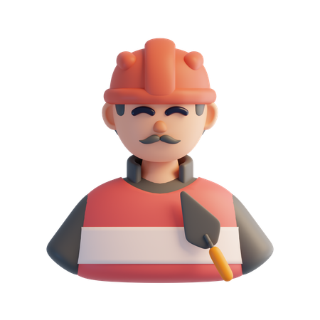 Builder  3D Icon