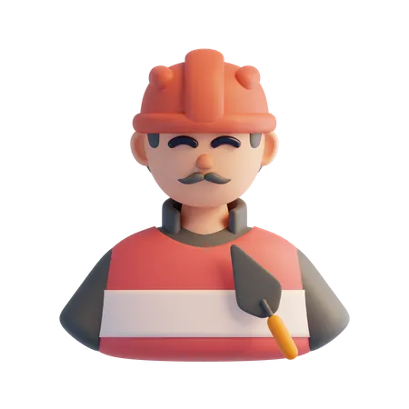 Builder  3D Icon