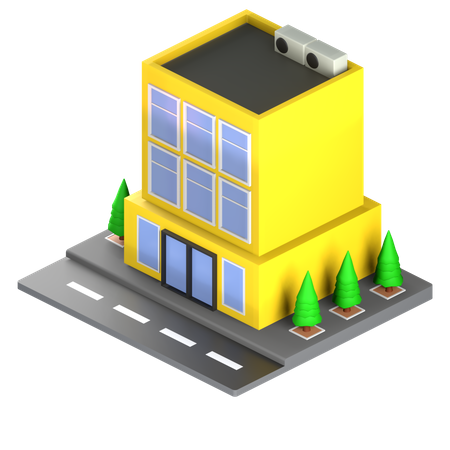 Building  3D Icon