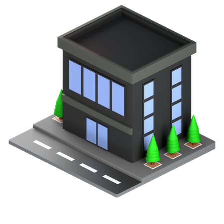 Building  3D Icon