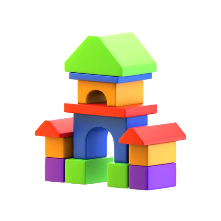 Building block toys  3D Icon