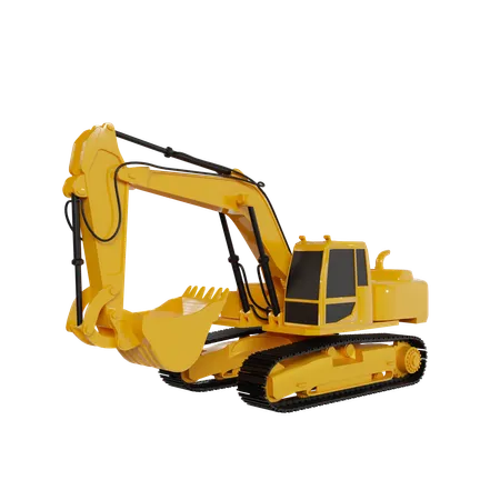 Bulldozer  3D Icon