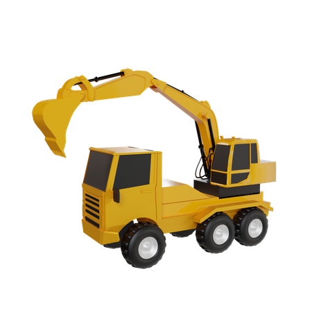 Bulldozer  3D Icon