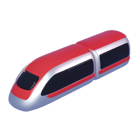 Bullet Train  3D Icon