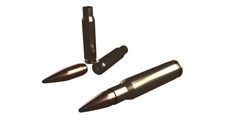 Bullets  3D Illustration